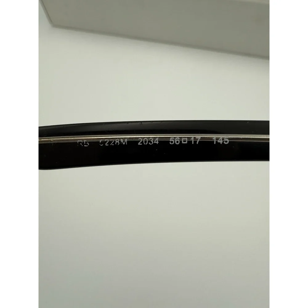 Ray-Ban RB5228M 2034 Black Matte Eyeglasses 56-17-145‎ FRAMES ONLY